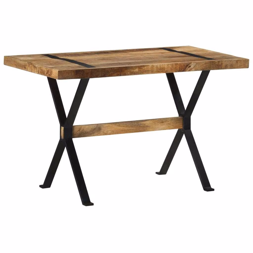 Maison Exclusive - Tavolo da pranzo 120x60x76 cm in legno di mango grezzo