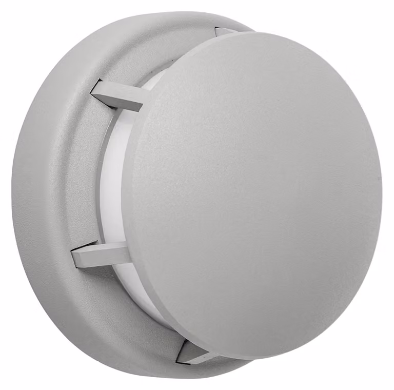 Lampada da parete a LED per esterni, grado di protezione IP54, 3W, 114 lumen, 360°, colore grigio