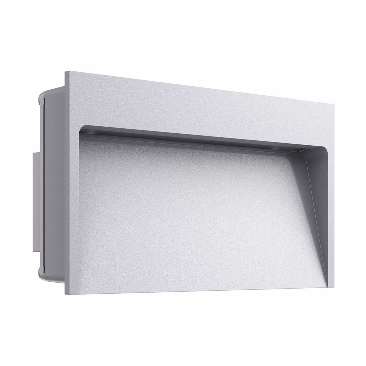 Flos Architectural FLOS My Way - applique larghe a LED da incasso, grigio, Alluminio / Grigio / Zincato, Alluminio, Moderno, Applique da esterni