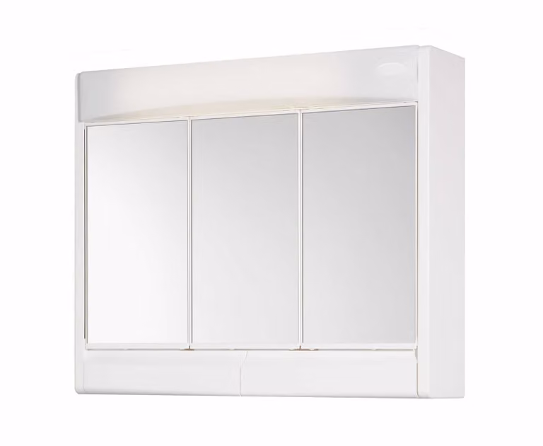 Aqualine Saphir - Galleria 600x510x180 mm, con illuminazione, bianco 591322