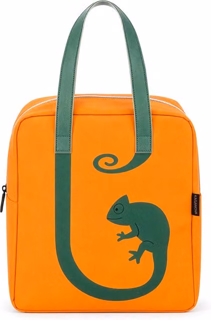 Borsa termica impermeabile Camaleonte arancione con manici da 8,5 L
