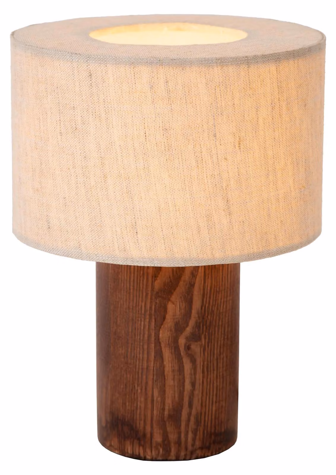 Lucide TACHINA – Lampada da tavolo – 1xE14 – Materiale naturale