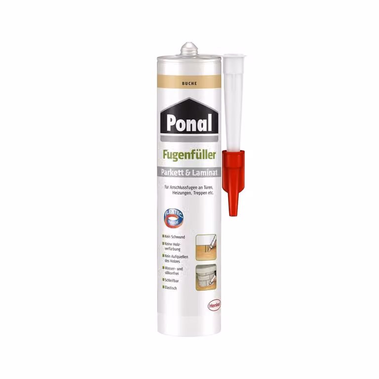 Ponal Stucco per giunti per parquet e laminato 280 ml faggio