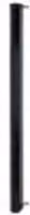 Colonna singola con allarme Dieffematic DFM WLKIT250-3RX nera, portata 250 mt e altezza 2,5 mt
