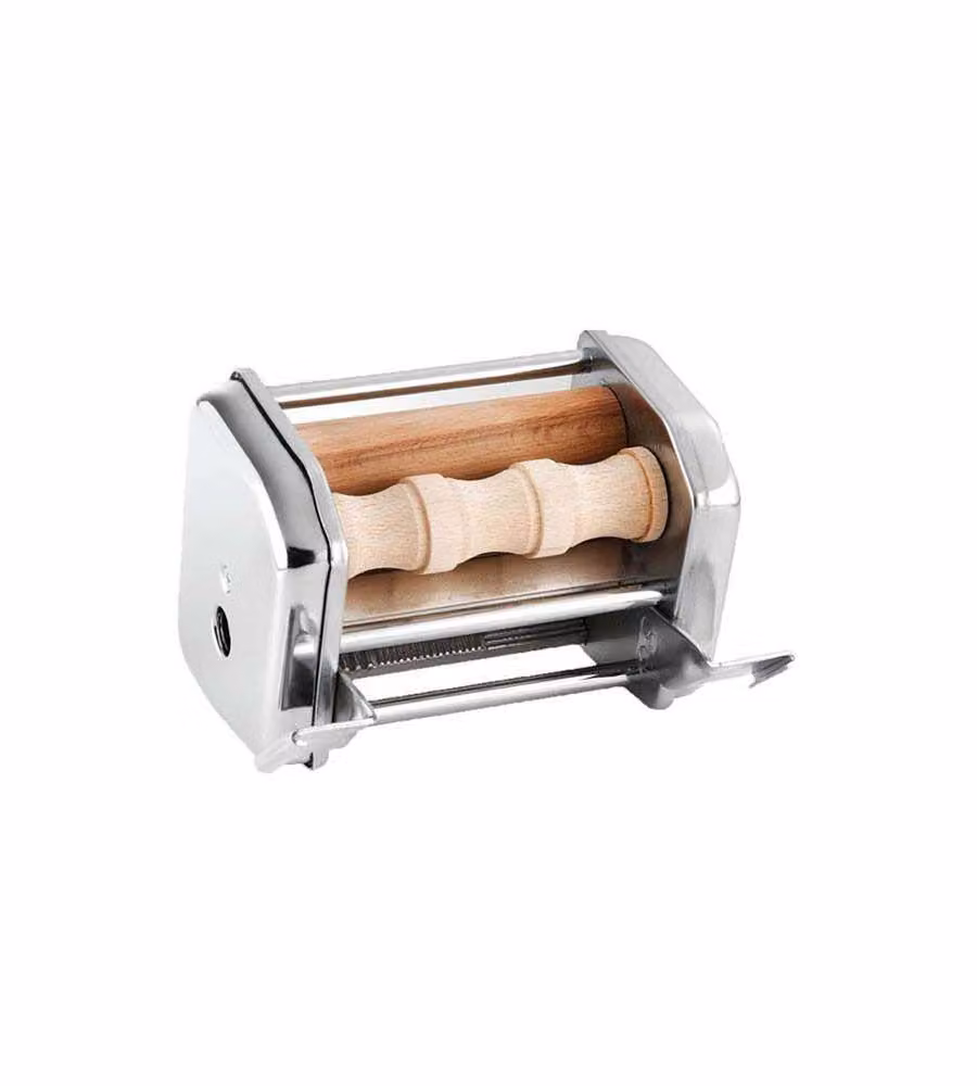 Accessorio macchina pasta Mille Gnocchi Imperia in acciaio inox e legno argento e marrone – 2
