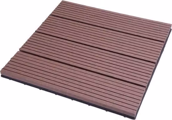 Set di Pavimentazione per Giardino con Sistema di Chiusura Rapida - 11 pezzi - Resistente al Tempo e Solido - Pavimento per Giardino, Pavimenti per Giardino - 30x30x1.8 cm - Cenere Chiara