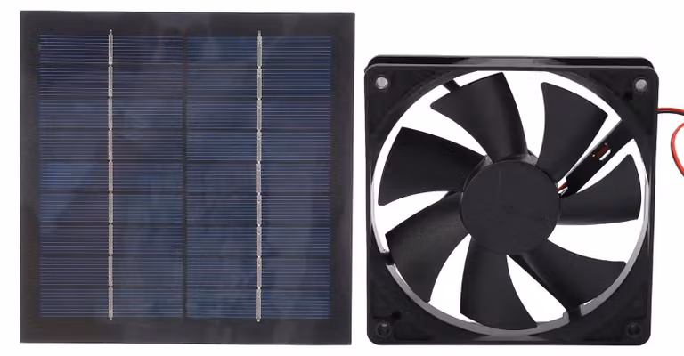 Ventilatore di aspirazione solare da 20W, grado di protezione IP65, resistente all'acqua, adatto per ambienti esterni