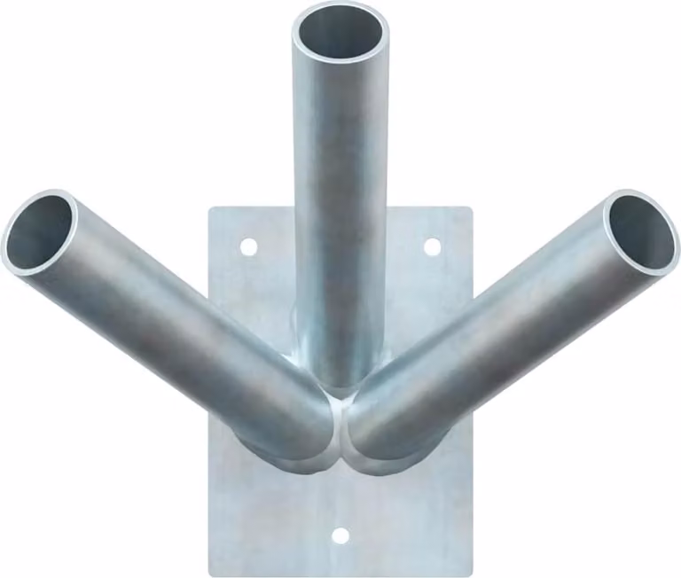 Supporto per Bandiera Argento 10,5 x 7,5 x 0,2 cm Acciaio