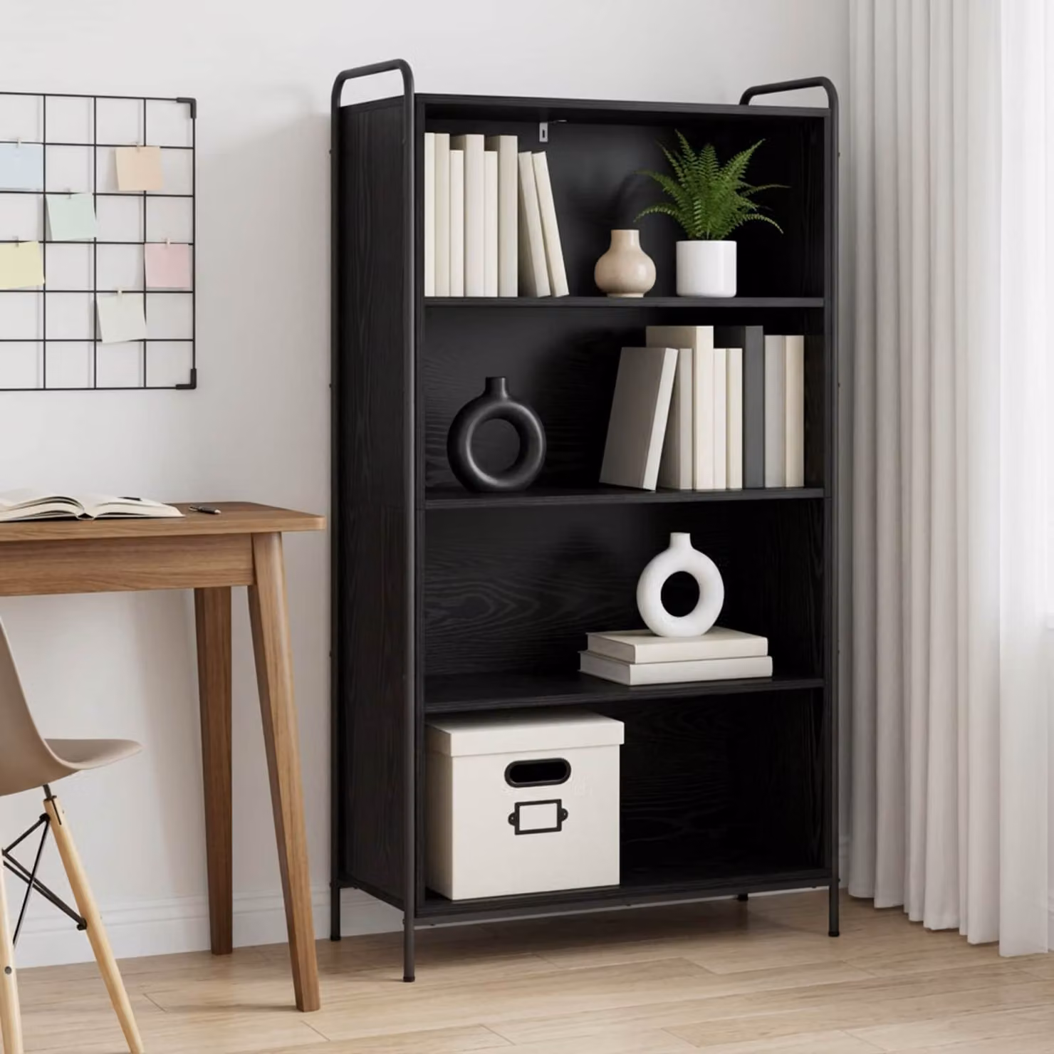 vidaXL Armadio per Libri 55,5 x 33 x 174 cm Legno ingegnerizzato