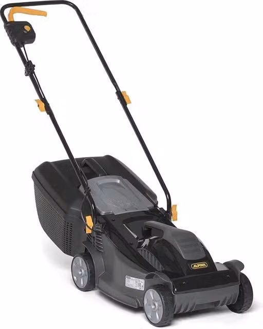 Tagliaerba elettrica 1400W con larghezza di taglio 38 cm per giardini fino a 500 m²