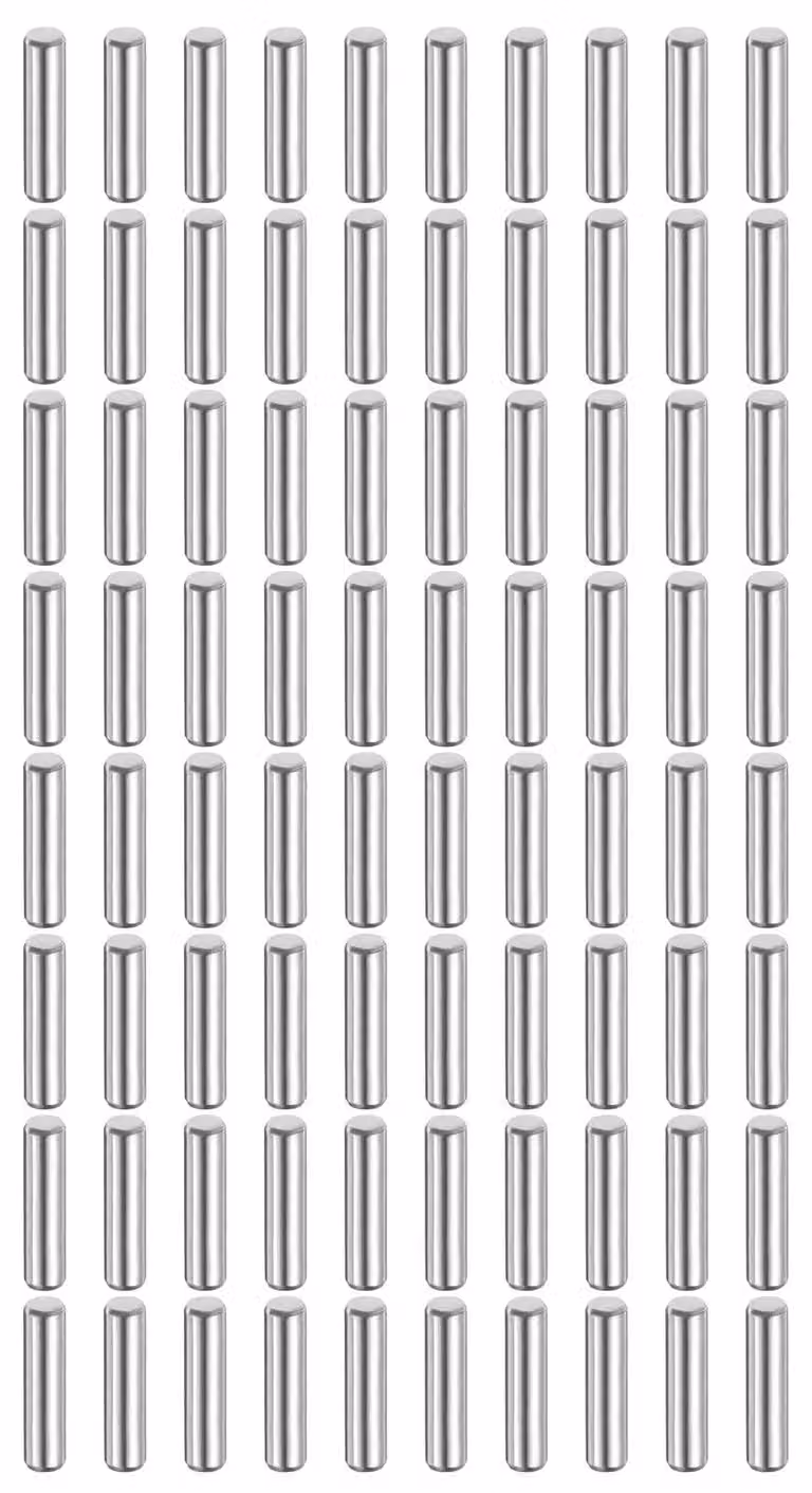 Spine cilindriche in acciaio inossidabile 316L, 3 mm x 15 mm, confezione da 80 pezzi, per fissaggi