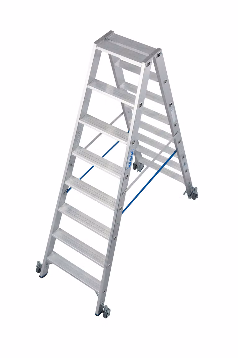 STABILO scaletta doppia, mobile 2x8 gradini, 124869