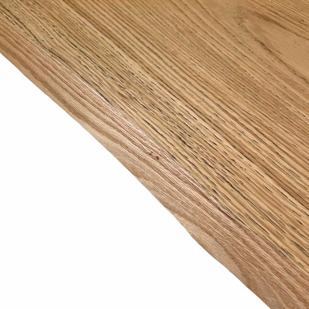 Tavolo allungabile moderno Bs Com in rovere scortecciato con gambe in metallo antracite L/P/H: 180 x 90 x 75 cm, estensibile fino a 230 cm – 2