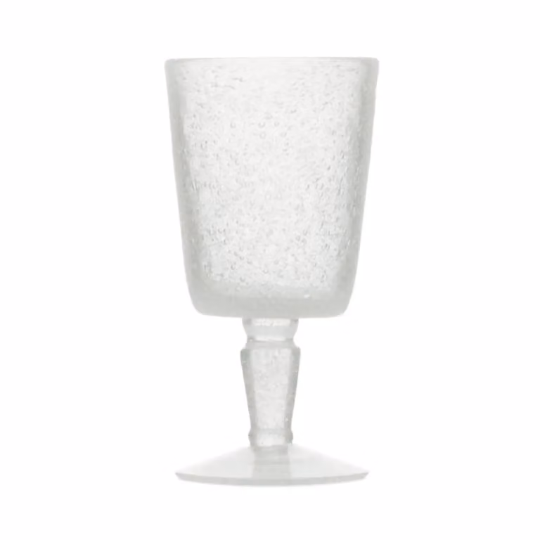 Calice da vino Memento Glass in vetro, Bianco trasparente, 6 pezzi