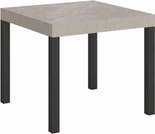 Tavolo allungabile 90x90/246 cm Every cashmere gambe antracite