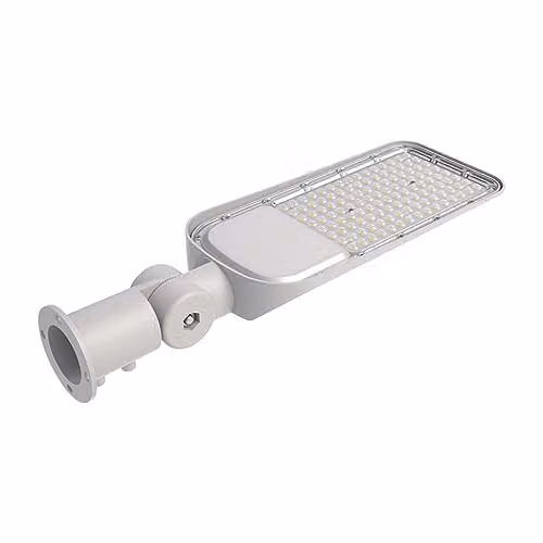 V-TAC Armatura Stradale LED Chip Samsung 100W 120LM/W Sensore Luce Colore Grigio 4000K IP65