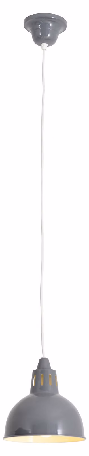 Lampada a sospensione in metallo Näve; colore: grigio, 6070316