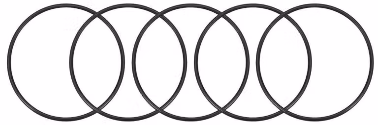 5 O-ring, gomma, diametro interno 108 mm, diametro esterno 115 mm, larghezza 3,5 mm
