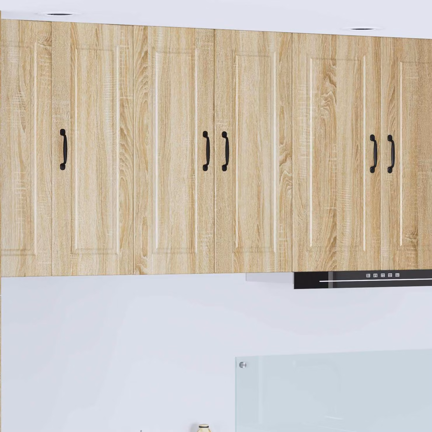 vidaXL Armadietto a muro PORTO in Rovere Sonoma, colore marrone, L: 60 cm, P: 31 cm, H: 80 cm