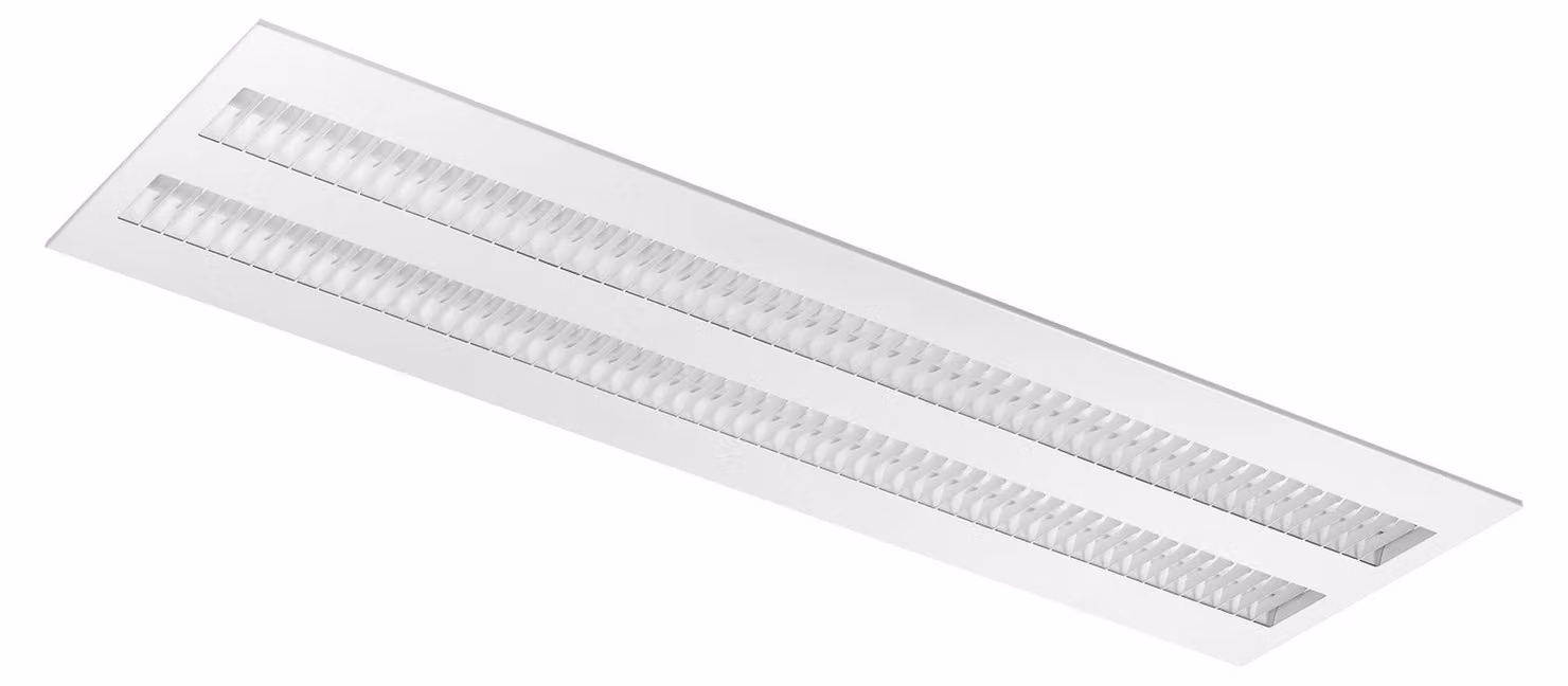 Plafoniera LEDS C4 Finelight - 38,2 W, bianco neutro, 3459 lm, bianca