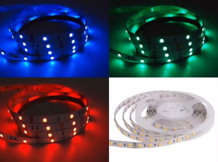Striscia LED RGB professionale, 60 LED, 14,4 W/m, 12 V
