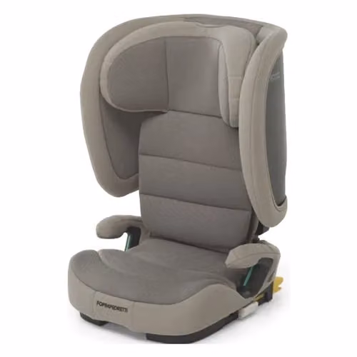 Seggiolino auto Foppapedretti Course Dual Fix I-Size pieghevole e rotante, colore Desert Sand Grey, per altezza 100-150 cm – 2