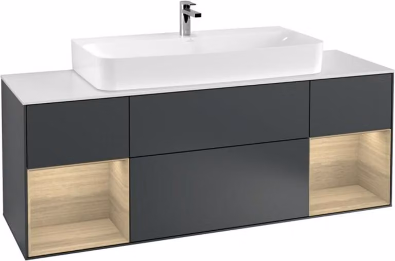 Mobiletto V&B Finion 160x60,3x50,1cm, Rg Oa ven, md bl. m Lac