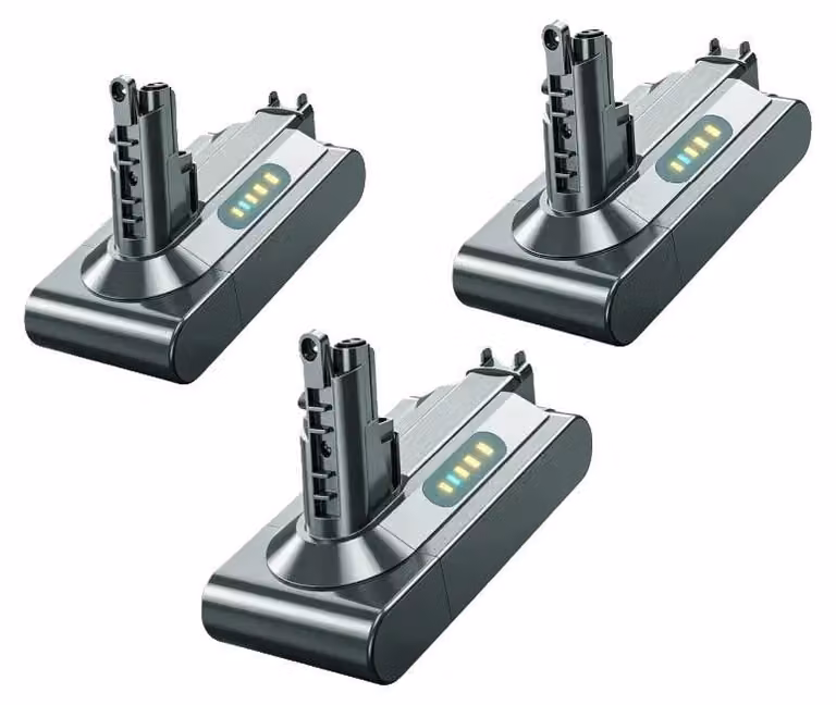 Batterie di ricambio, capacità 12800mAh, compatibili con i modelli V10, confezione da 3 pezzi
