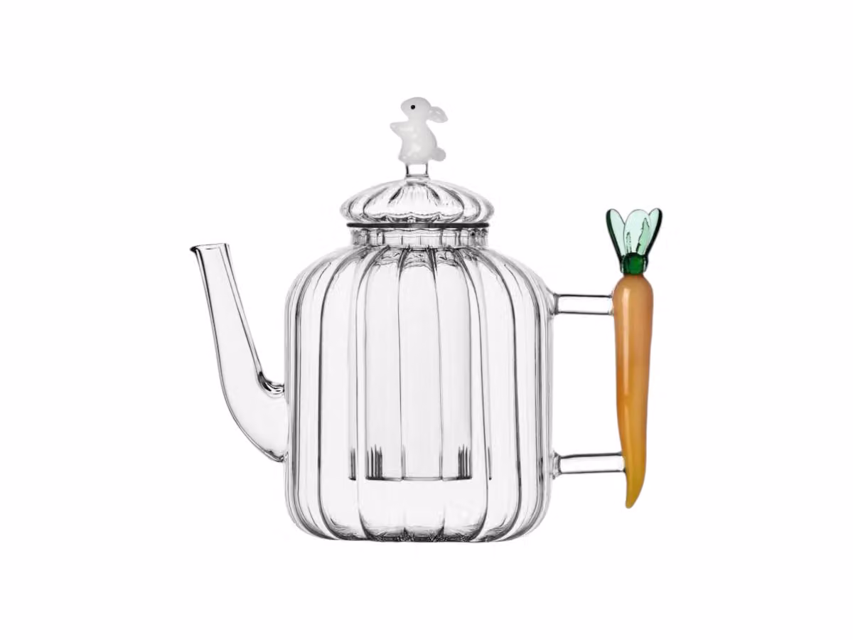 Vegetables Teiera Optic Carrot and White Rabbit