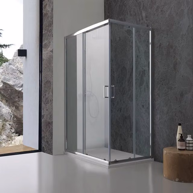 Box doccia 70x100 cm in cristallo trasparente