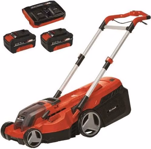 Rasaerba a batteria Einhell Rasarro 36/42 taglio Mulching con 2 batterie 5.2Ah