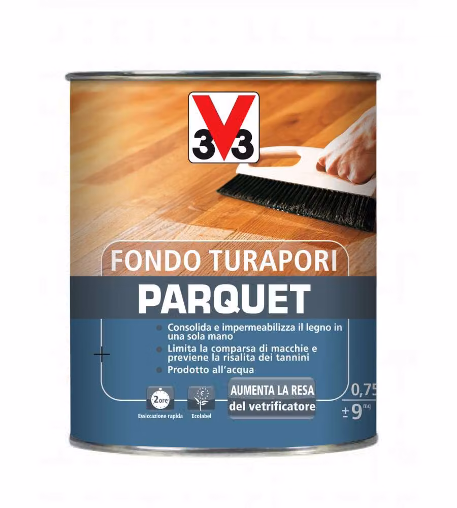 Fondo Turapori Parquet 750 ml Incolore
