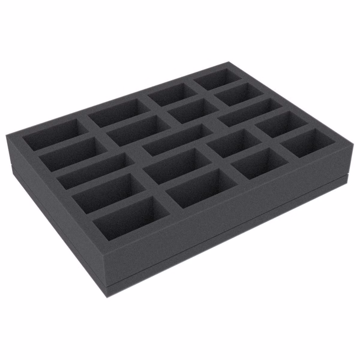Inserto in schiuma 230x170x40 mm per giochi da tavolo e miniature