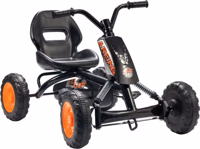 Kart a pedali AIYAPLAY per bambini dai 2 ai 5 anni, nero, L 84 x P 54 x H 56 cm