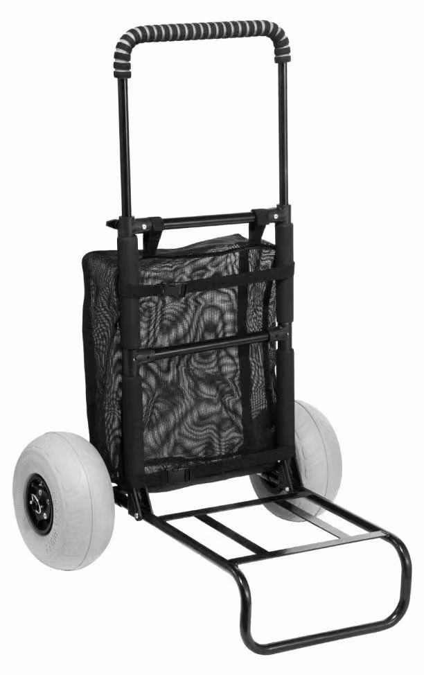 Carrello per la spiaggia pieghevole in acciaio - Capacità di carico: 74,8 kg