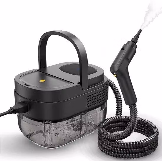 Pulizia profonda professionale - Pulitore a vapore portatile da 1,6 L per la cucina - Pulitore a vapore portatile per pavimenti - Pulitore a vapore portatile per superfici pulite - Pulitore a vapore portatile per tessuti non tessuti - Pulitore a vapore po