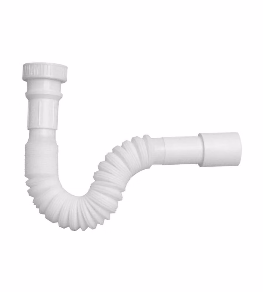 Canotto flessibile estensibile 1"1/4 con ghiera plastica per idraulica