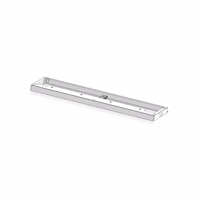 Base di supporto ABN per parete S, SP, altezza 80 mm, larghezza 1050 mm U408
