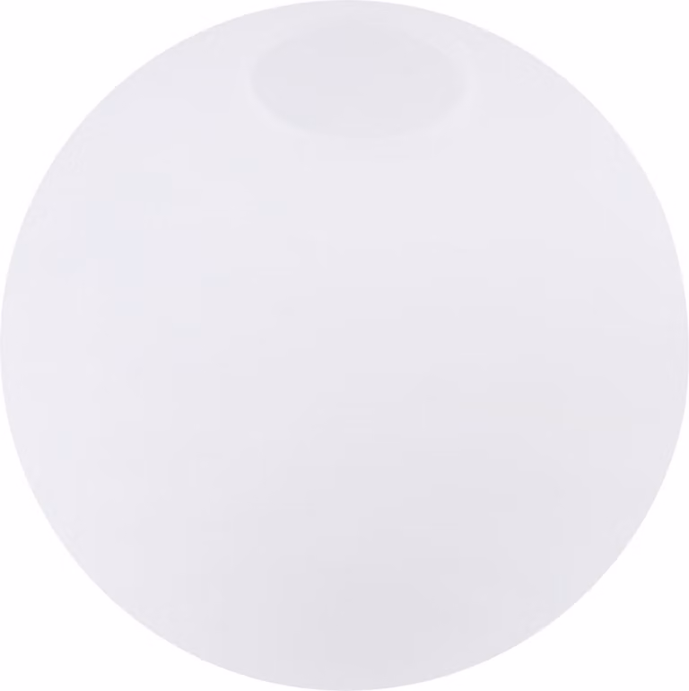 Paralume Florence bianco sferico 15 cm – elegante paralume in vetro per un'illuminazione raffinata degli ambienti
