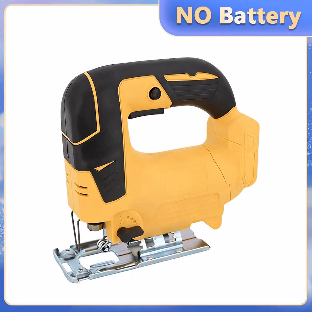 Seghetto elettrico a batteria - Velocità variabile - Elevata potenza - Adatto per legno e PVC - Batteria non inclusa