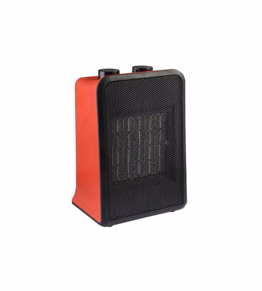 Syntesy Termoventilatore Ceramico Rosso 1700-2000W - 17,8x13,5x26,5 cm
