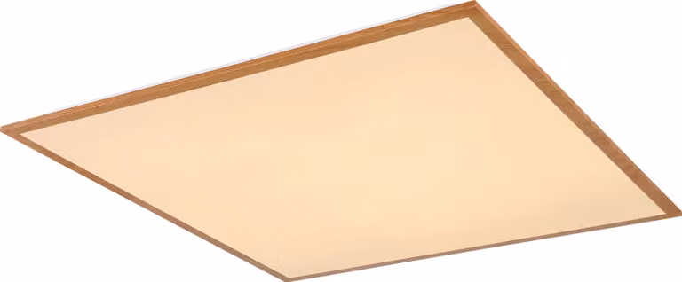 Globo Lighting plafoniera in alluminio effetto legno, LED