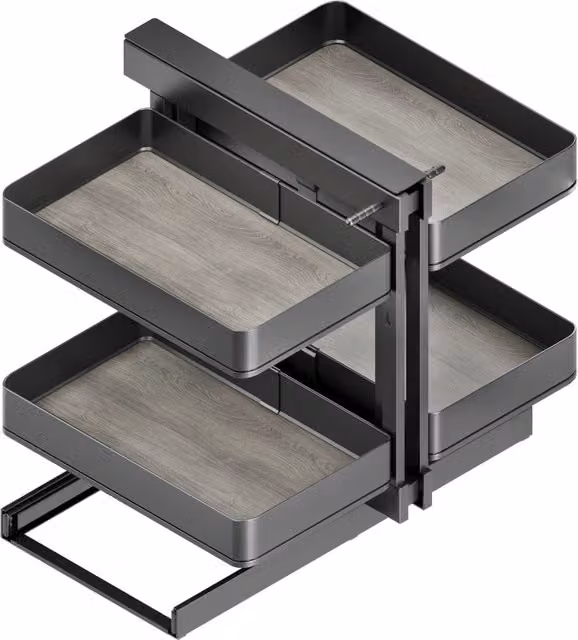 Sistema angolare articolato estraibile Harmony per mobile da cucina