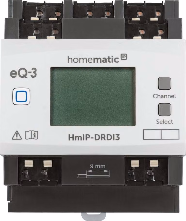 Homematic IP HMIP-DRDI3 DIN montato su guida Attuatore dimmer 3 canali