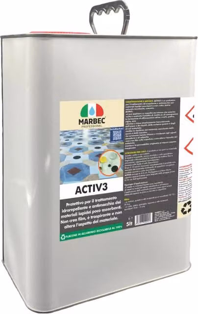 Protettivo per pietra naturale Marbec ACTIV 3 trasparente 5 l – 1