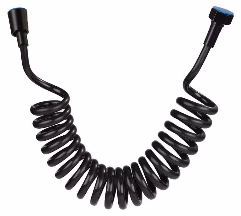 Tubo flessibile per doccia a spirale, da 43 a 230 cm, per spruzzatore per bidet, WC o pistola a spruzzo