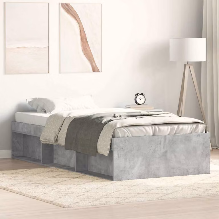 Giroletto vidaXL in legno e MDF Grigio Cemento L: 75 cm, P: 190 cm