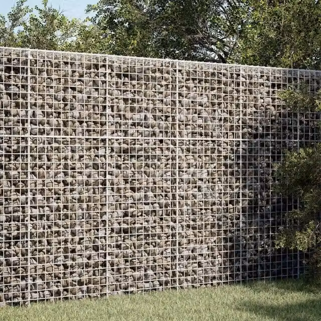 Gabion con Filo da 3,5 mm e Maglia da 5x5 cm 150x20x150 cm 3462165