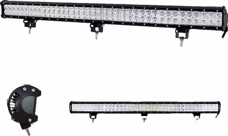 Striscia luminosa a LED, design a doppia fila, temperatura di colore 6000K, 36" 234W senza cablaggio