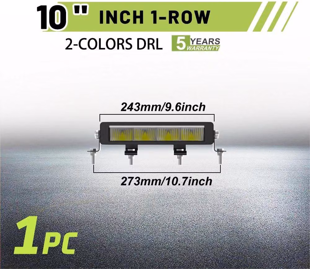 Striscia luminosa a LED, design a fascio combinato, migliore della protezione IP68, 12 pollici con DRL